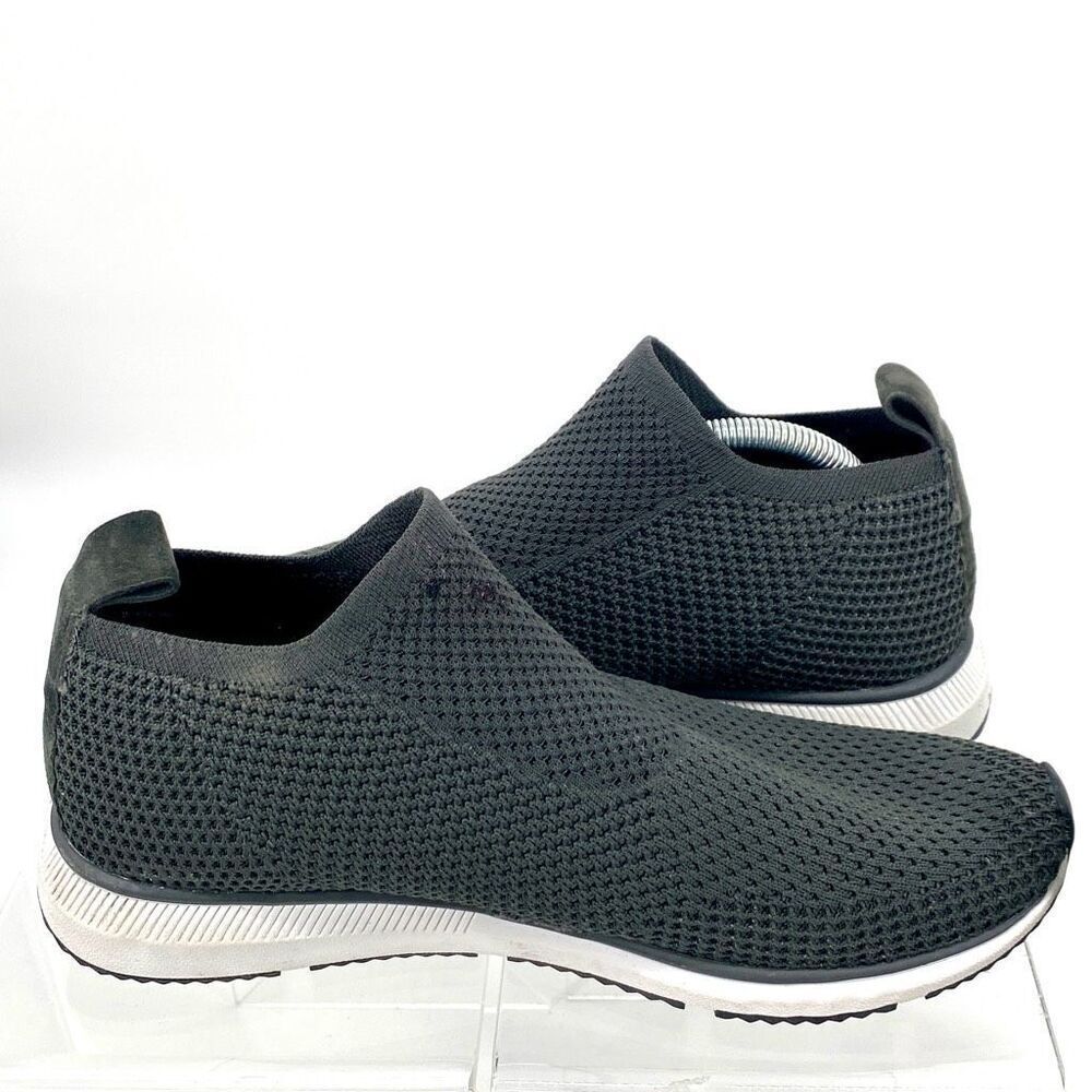 Eileen Fisher Knit Stretch Pull-on Comfort Sneakers Dark Grey 10